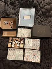 1920s Hillson’s Mandarin Game Ma Cheuck w/many Board+ Pieces and Ma-Jung Manual