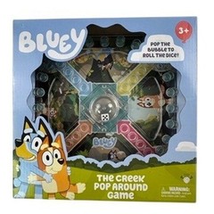 Bluey Kids The Creek Pop Around Board Game Blue New Bingo Bandit Chili Muffin