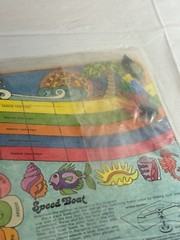 1977 Vtg Speed Boat sport Mini game board in packaging WHITMAN Western Sealed