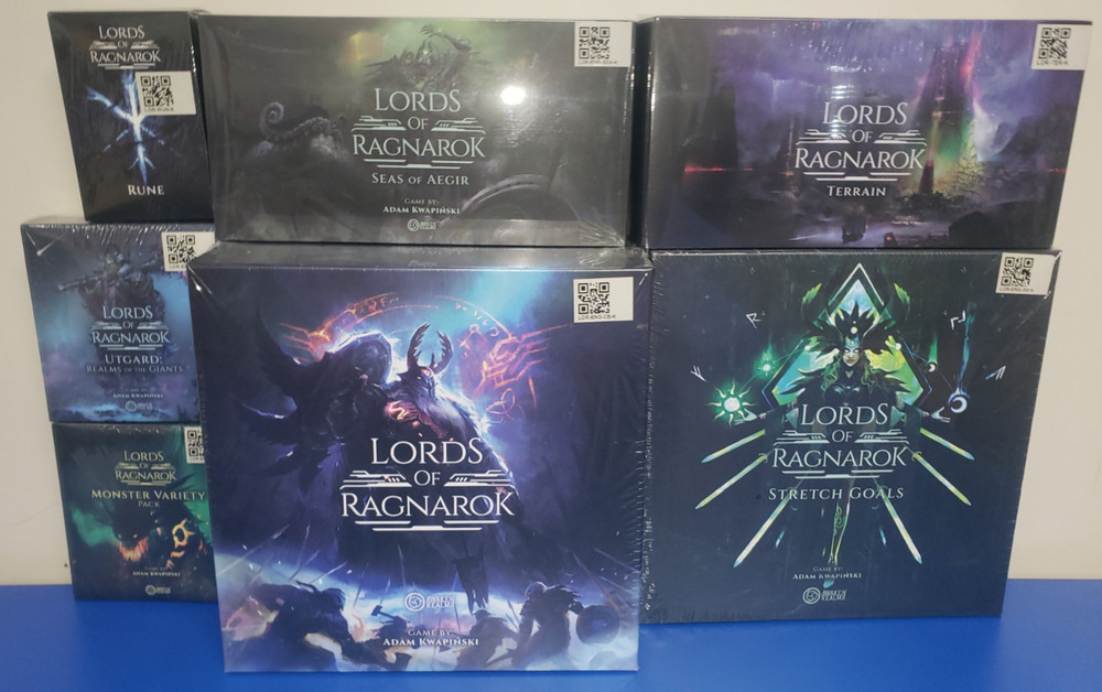 Lords of Ragnarok Core Game + 6 Expansions Awaken Realms Brand New SEALED