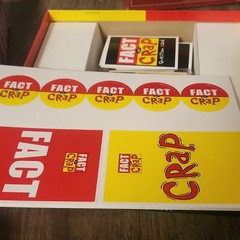 University Games Fact or Crap Party Trivia Board Game, Complete, Timer, Ages 12+