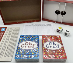 Oh Crud Card & Dice Game Strategy Card Game Fun Ghetti Games COMPLETE & MINT!