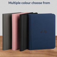 Trading Card Binder, Premium 9-Pocket Double Sided 9 Pocket Pink 1