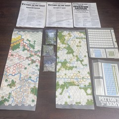 SPI War Game 1979 VICTORY IN THE WEST OPERATION GRENADE vol 1& 2 no box