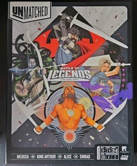 Unmatched Battle of Legends Volume 1 Board Game. NM | COMPLETE GAME