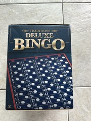 Cardinal Games – Traditions Deluxe Bingo Set – Plastic Bingo Cage With 75 Balls