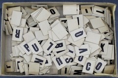ANAGRAMS Classic Word Game 1934 Original Box Whitman