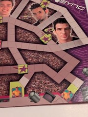 NSYNC Backstage Pass Board Game Patch Games 2000 BOARD ONLY – See Video