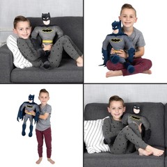 Kids Bedding Plush Cuddle Pillow Buddy Batman One Size Franco PC1718 Super Soft