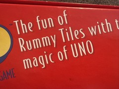 Vintage 1993 Uno Rummy Up Mattel Family Game 90’s Tiles Complete EUC