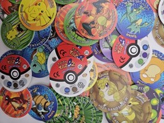 Lot of 500 Random Mix Of 2002 Pokemon Tazos From 1st Generation Pokemon Tazos