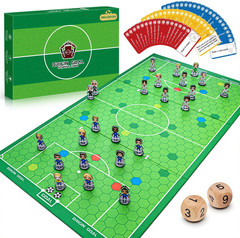 Tactical Soccer Board Game with Formations and Player Stats for Sports Fans
