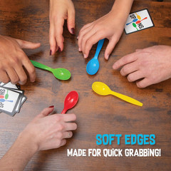 Spoons in a Case, Card Games for Kids – Spoons Game, Fun Family Games for Kids a