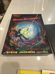 Star Traders Board Game Isaac Asimov Steve Jackson Games 1987 Complete unpunched