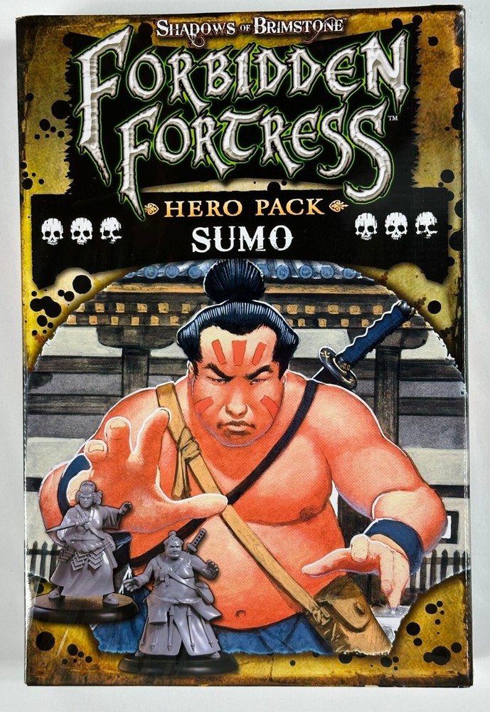 Sumo Hero Pack for Shadows of Brimstone Kickstarter Exclusive NEW & SEALED