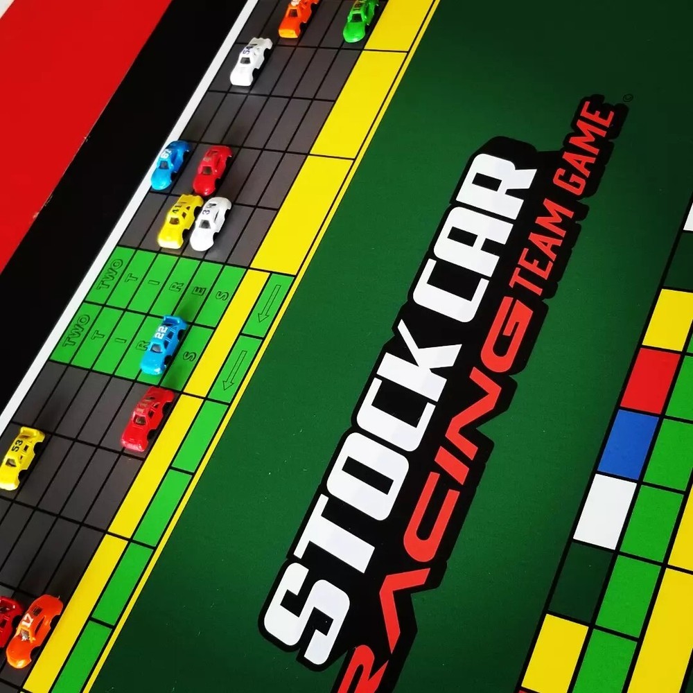 Racing Board Game. Limited Edition Stock Car Racing Team Game.