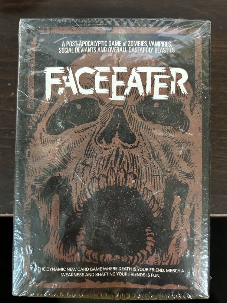 FACEEATER Post Apocalyptic Card Game Zombies Vampires Beasts 2010 First Run SEAL