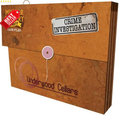Underwood Cellars Murder Mystery Case File Game 1+ Players Ages 14+ – US