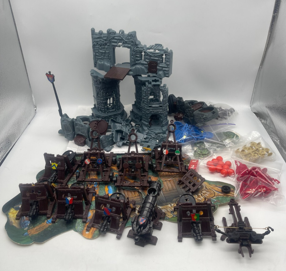 INCOMPLETE Weapons & Warriors Castle Combat Set Pieces AS IS See Description