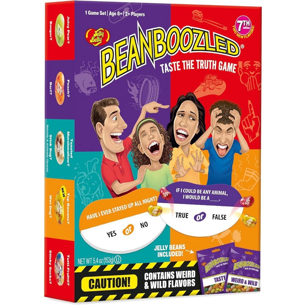 Asmodee – Wilder Toys – Beanboozled: Taste the Truth – Fun Family Party Game – J