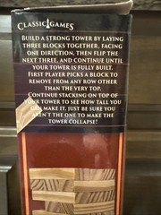 NEW Mini Wooden Blocks Tumbling Tower Game-72 Pieces 2-4 Players.