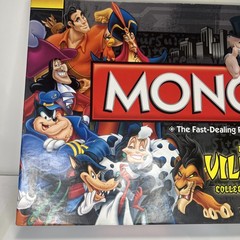 Monopoly Disney Villains Collector’s Edition Board Game 2010 Complete