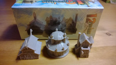 12 Realms Building Pack – Inn Stable Bazaar Miniature – Mage Company – Sealed