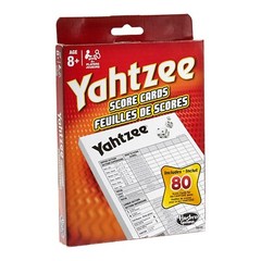 NEW Hasbro Gaming 06100 Yahtzee Game Score Pads 80 Sheets