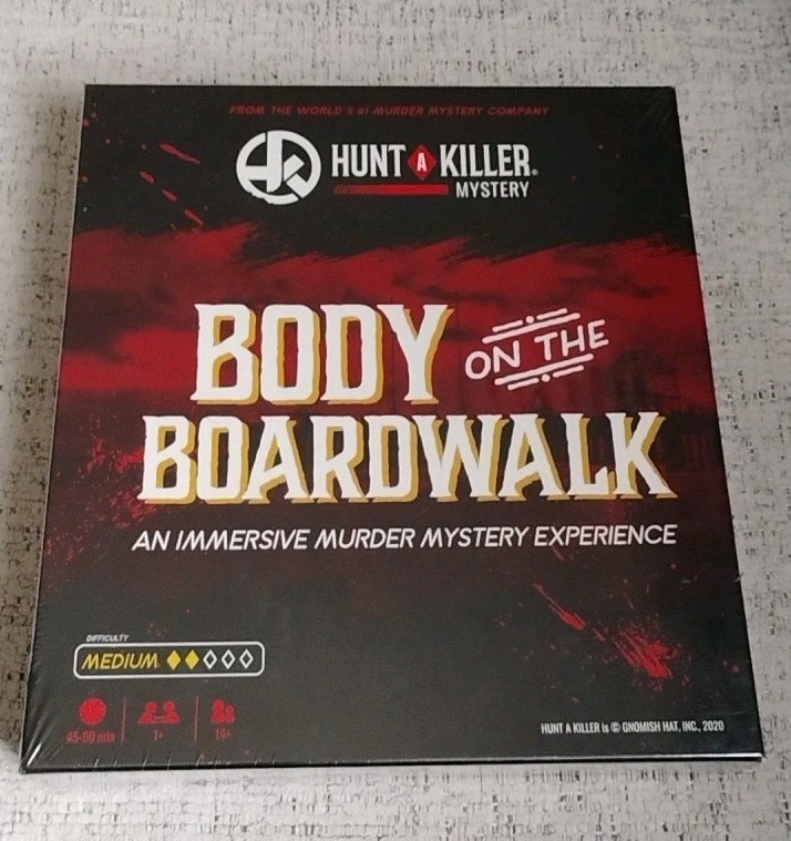 Hunt A Killer Immersive Murder Mystery Body on the Boardwalk Crime Board Game
