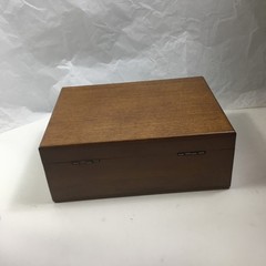 Game Shut The Box Wooden Case Dice Directions New In Box. 8x6x3 Inches Brown