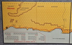 Afrika Korps 1st Ed. 1964 Avalon Hill MPN 600, Complete, Punched, Ready, Fair