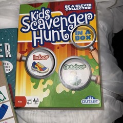 Kids Scavenger Hunt In A Box Indoor Outdoor Activity Games Lot Of 4 Lets Explore