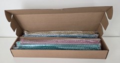 Modern Mahjong Racks with Built-in Pushers – Multicolor Acrylic – Set of 4
