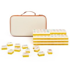 Maison Lude Mahjong Cirquejong Edition 160 Tiles Premium Leather Carrying Case