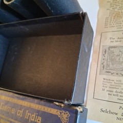 Antique 1929 Parcheesi Game in Box Popular Edition of India Directions Included