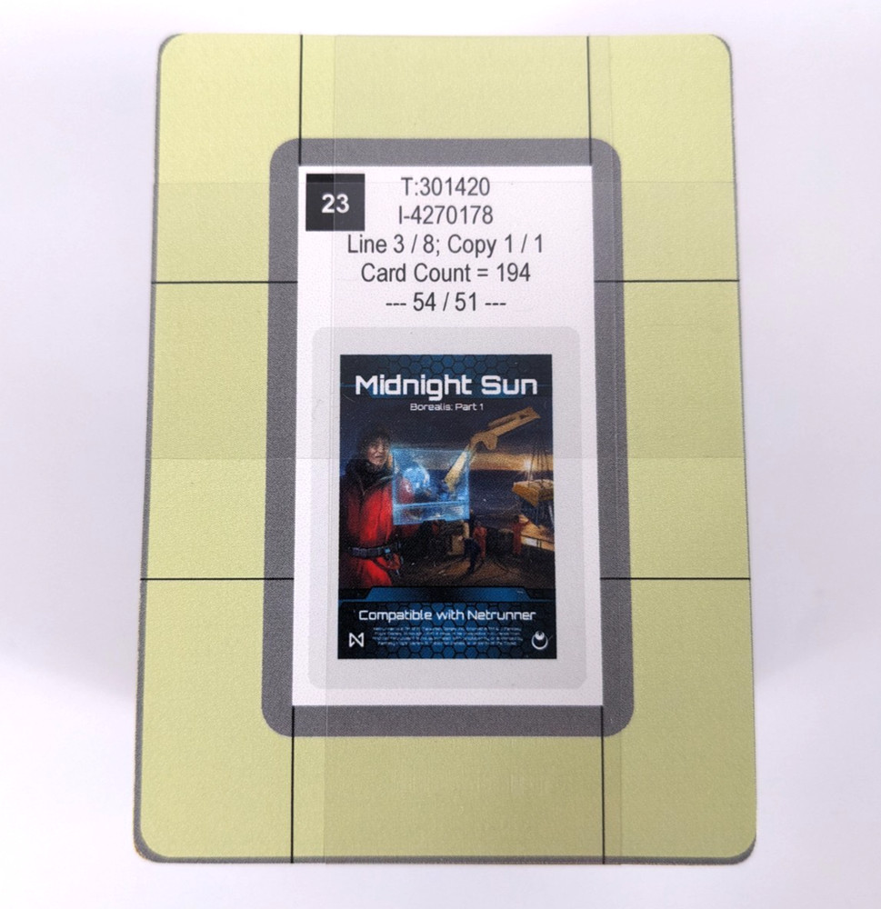 ANDROID NETRUNNER Null Signal Games Nisei MIDNIGHT SUN Expansion Borealis NEW