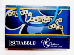 NEW & SEALED Disney Vacation Club SCRABBLE 2014 Hasbro USAopoly DVC rare game ;)