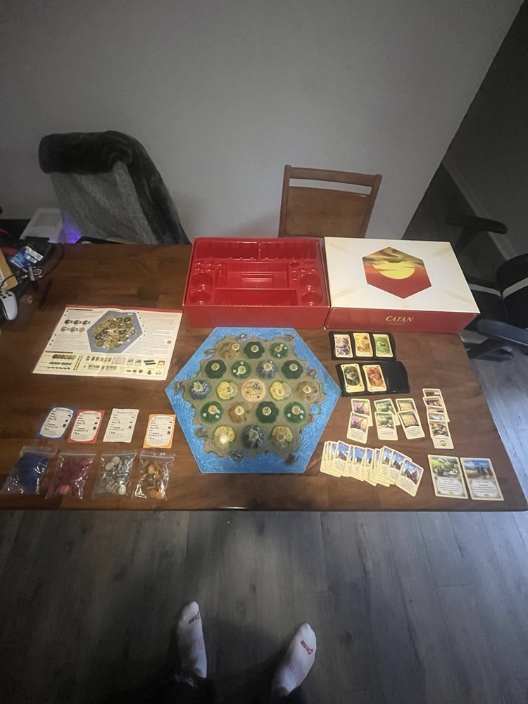 Klaus Teuber Settlers of Catan 3D Edition *COMPLETE*