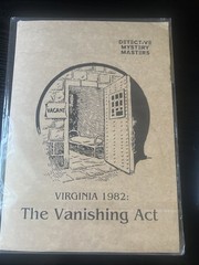 Detective Mystery Masters Crime Game Virginia 1982 The Vanishing Act New Sealed