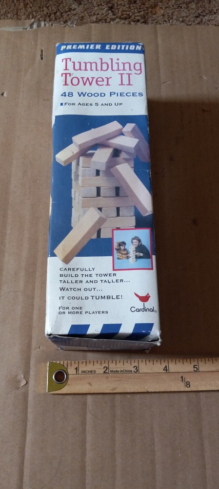 Tumbling Tower II Wooden Block Game – NOS