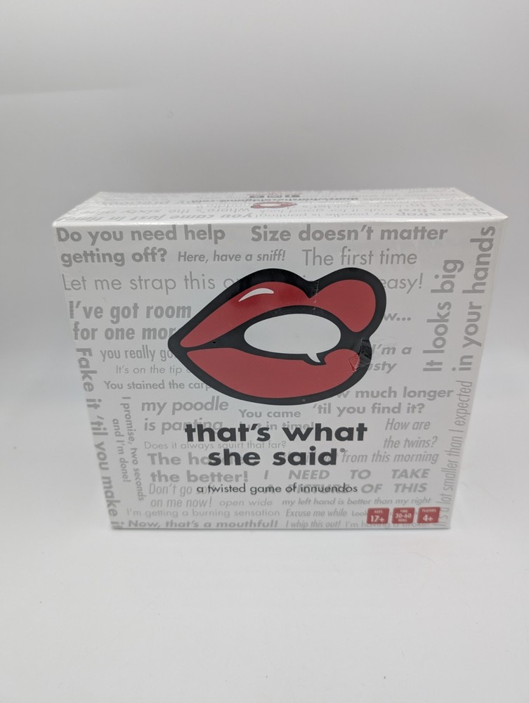 That’s What She Said The Party Game of Twisted Innuendos