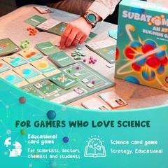 Subatomic: an Atom Building Game (2nd Edition) | A Chemistry Game About Elements