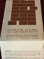 Tease or Tumble Tower 18+ Couple Game Urban Outfitters Wooden Stacking Tower