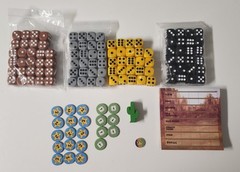 Tumble Town dice game. Lots of Colorful Dice to Stack Up! Fun Board Game Solo +