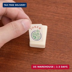 Yellow Mountain Imports American Mahjong Joker Tile Decal Stickers, Set of 8