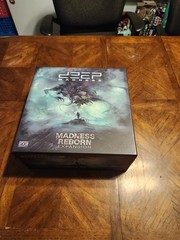 Deep Madness, 5 expansions, 2 miniature packs Profundum and Monstrum boxes