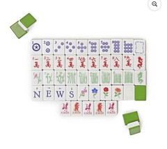 Maison Lude Mahjong Limited Edition 160 Tile Set Premium Mat, Leather Bag SEALED