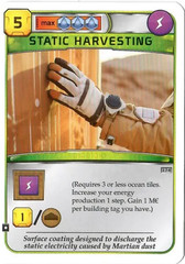 Terraforming Mars: Fall 2025 Promo Card Static Harvesting: NEW AND MINT!
