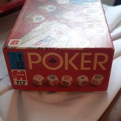 Jumbo Poker Dice Game 1979 MPN 717 Cards & Dice Set for 12 Years & Up