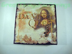 The Da Vinci Quest Movie Game 2005 BoardGame Trivia in a Trunk Mystery 12 and UP